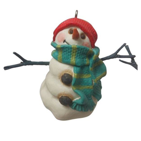 Hallmark Keepsake Ornament Set 3 Snowmen Of Mitford 1999 Collectible Christmas - Picture 12 of 13